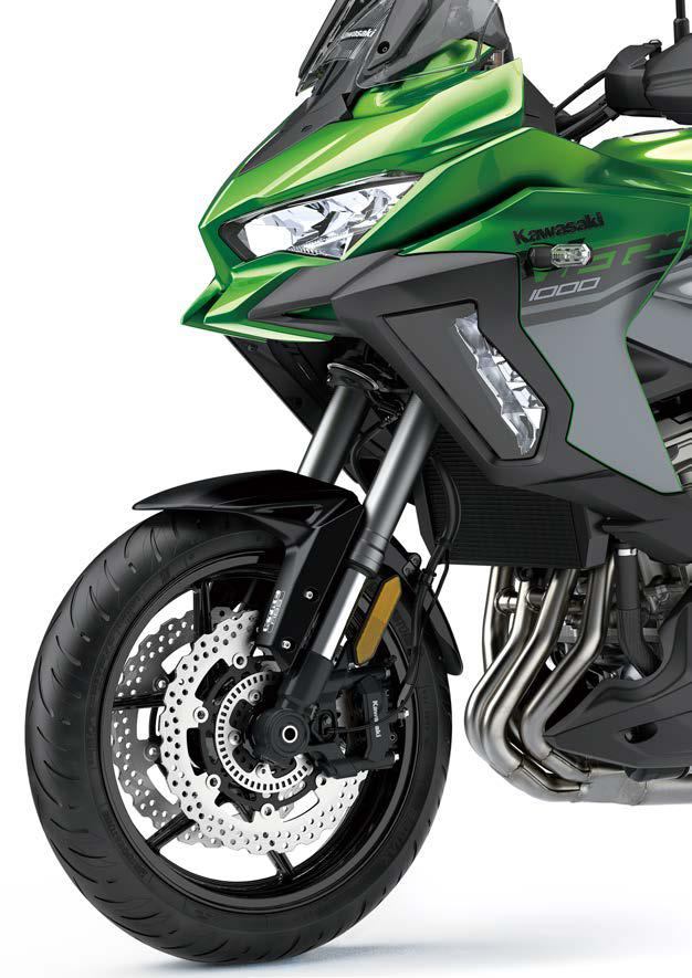 Long-Travel Suspension + Sporty 17” Wheels = Fun Sport Riding on a Variety of Streets/Conditions