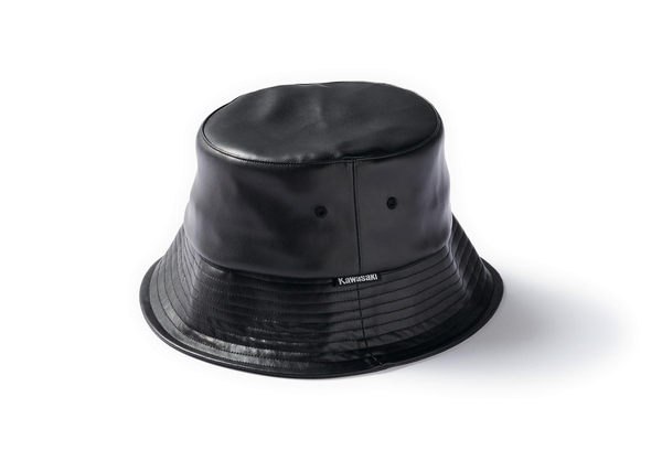 Kawasaki Fake-Leather Bucket Hat