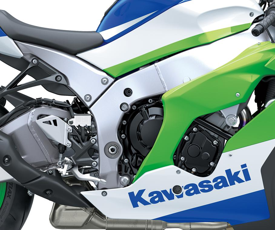 Silver Frame and Swingarm